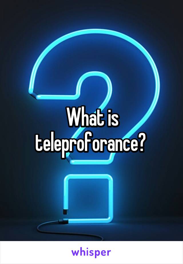 What is teleproforance? 