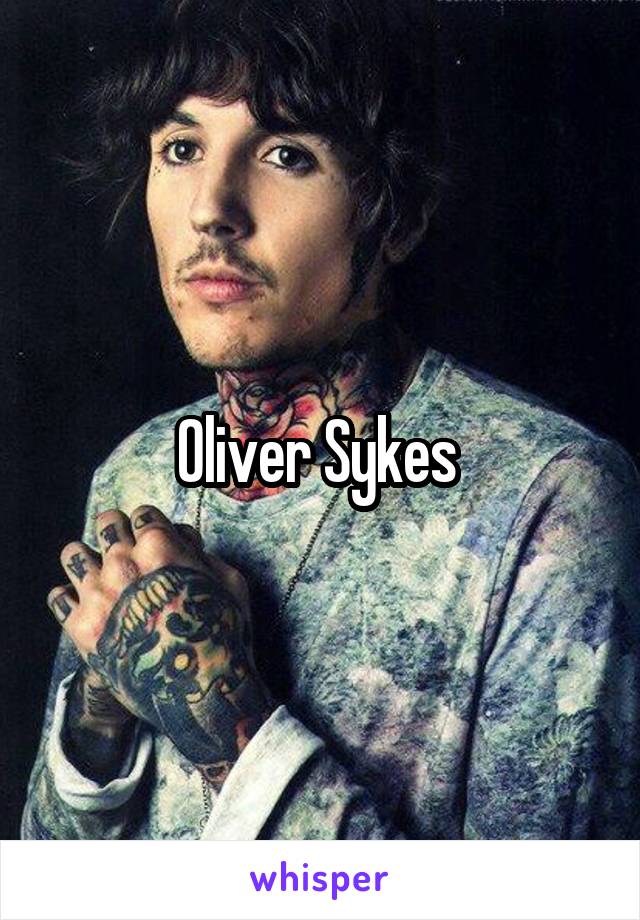 Oliver Sykes 