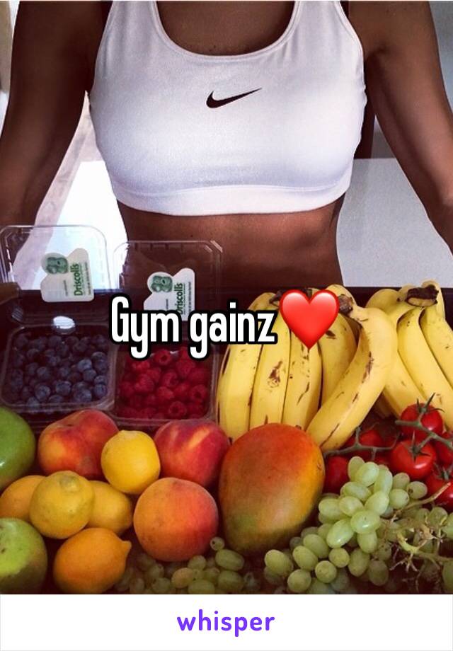 Gym gainz❤️