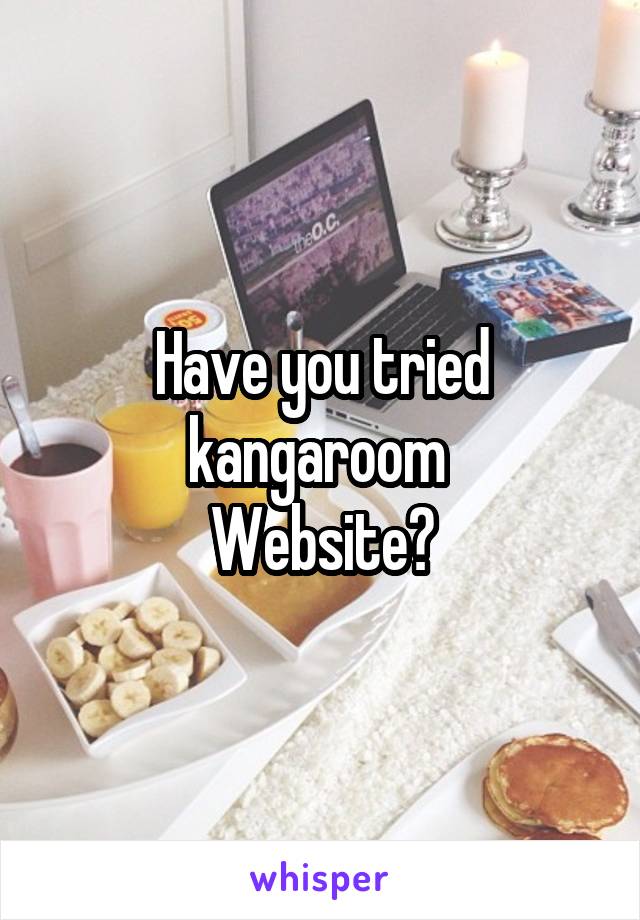 Have you tried kangaroom 
Website?