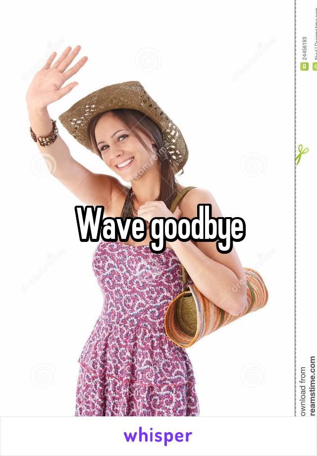Wave goodbye