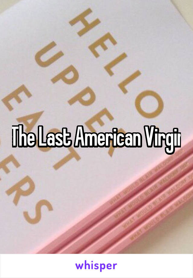 The Last American Virgin