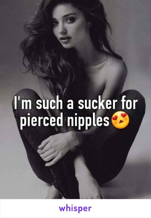 I'm such a sucker for pierced nipples😍