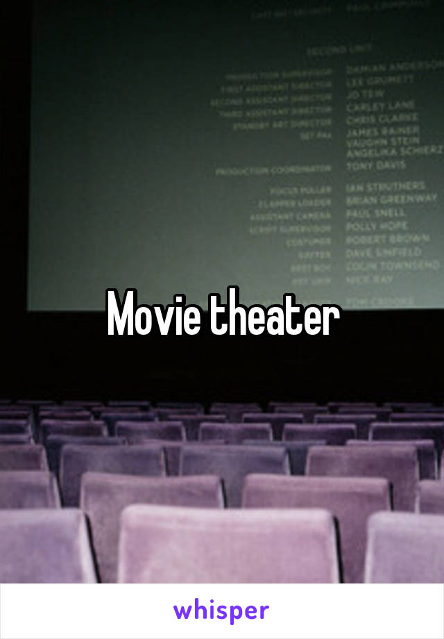 Movie theater