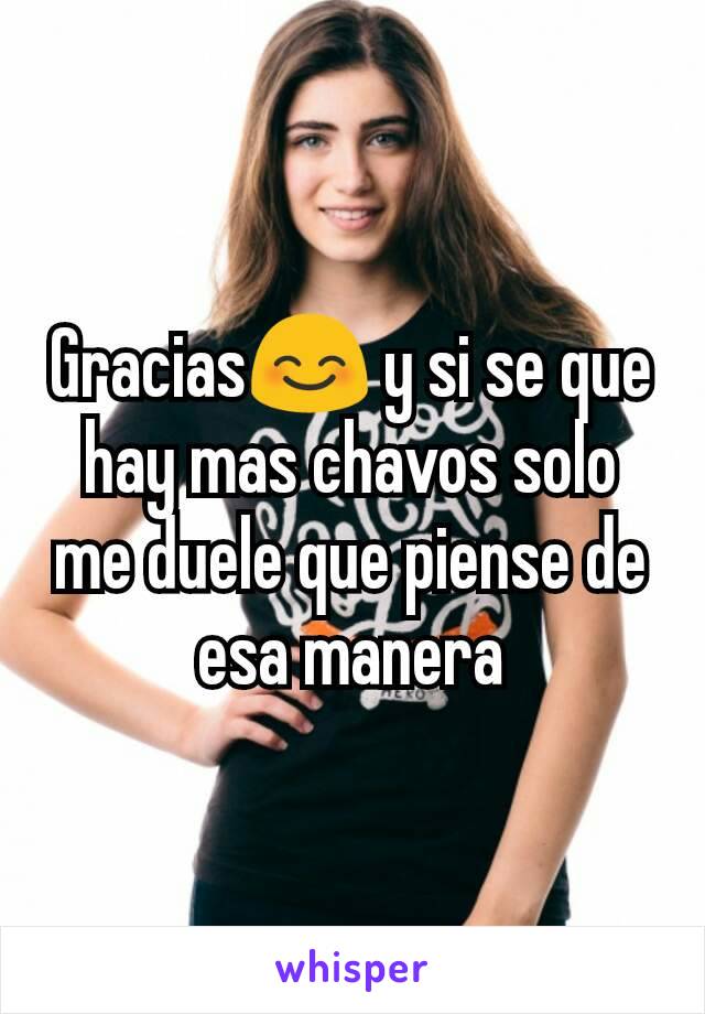 Gracias😊 y si se que hay mas chavos solo me duele que piense de esa manera