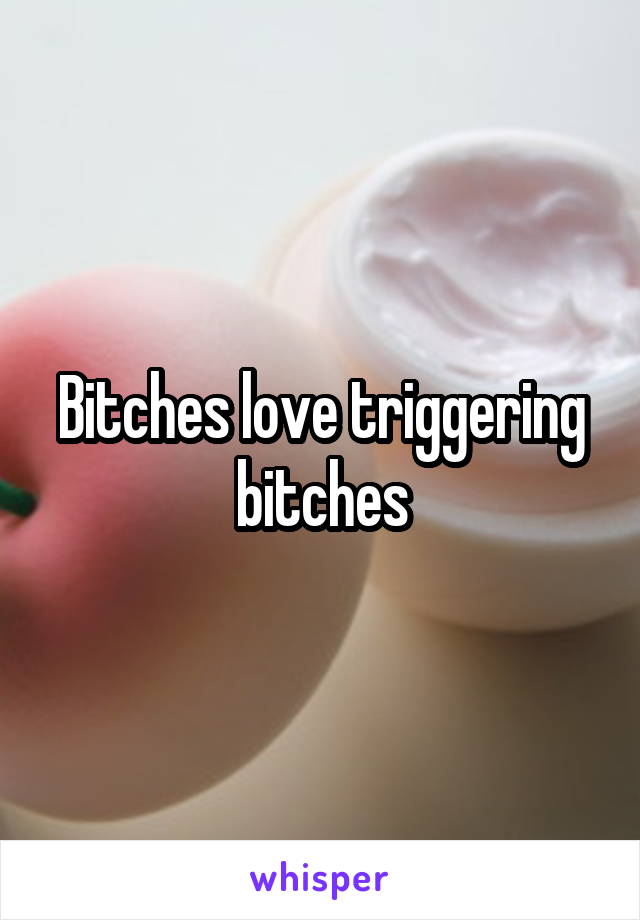 Bitches love triggering bitches