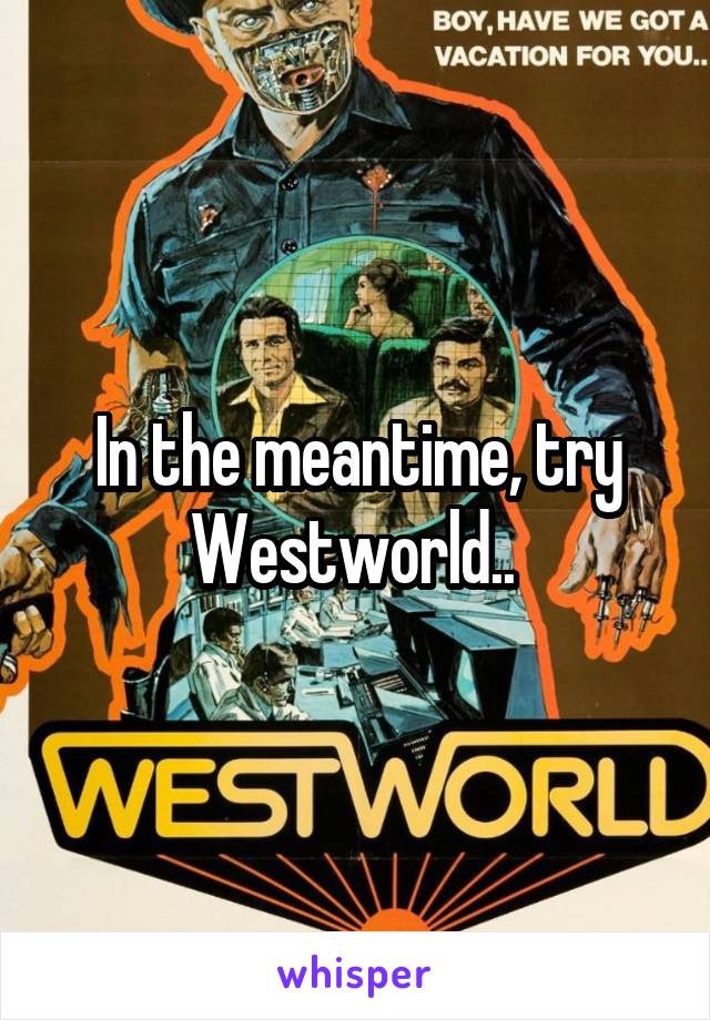 In the meantime, try Westworld.. 