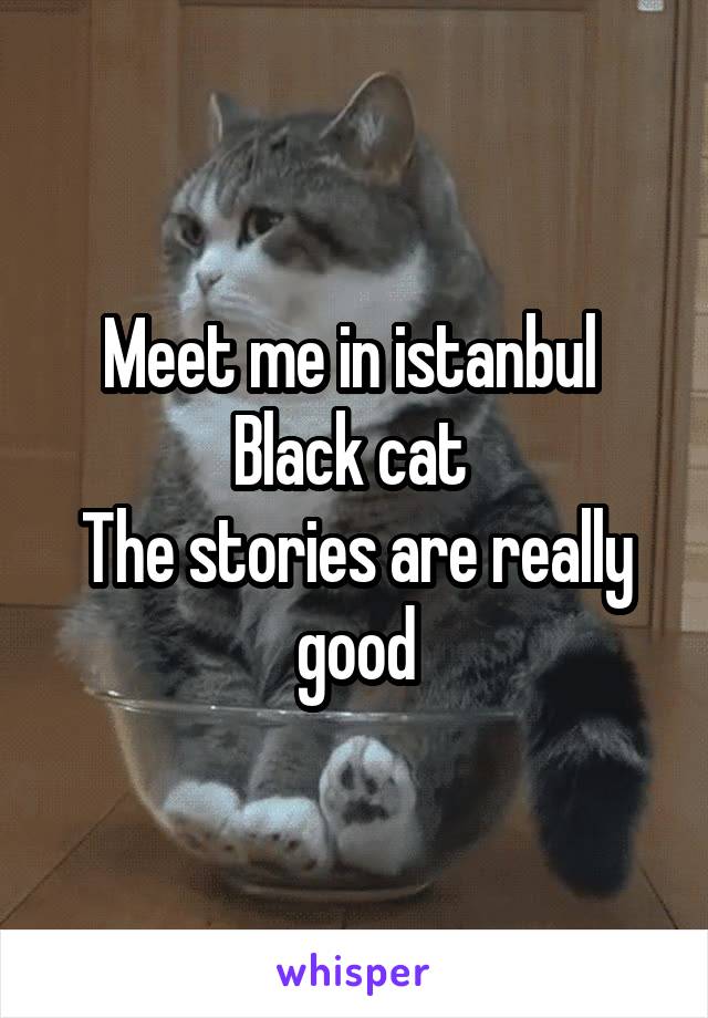 Meet me in istanbul 
Black cat 
The stories are really good