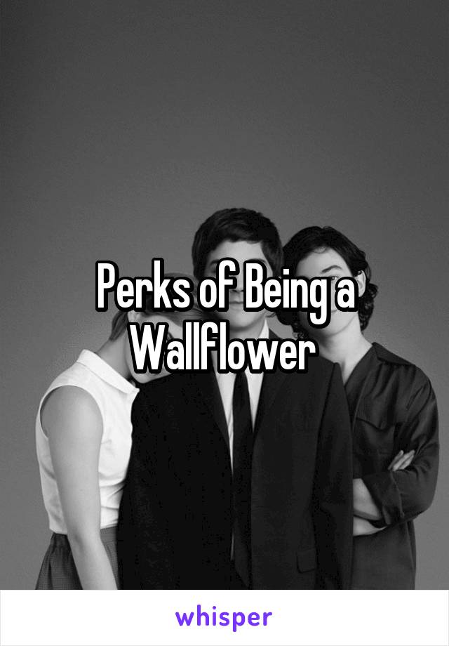 Perks of Being a Wallflower 