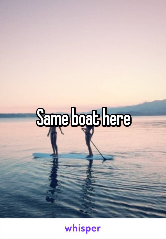 Same boat here