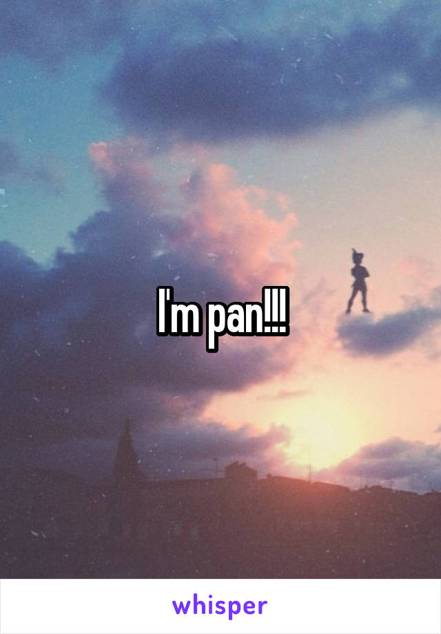 I'm pan!!!