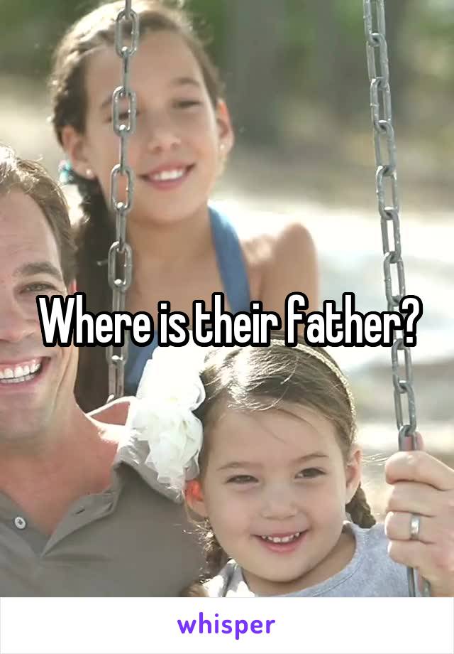 Where is their father?