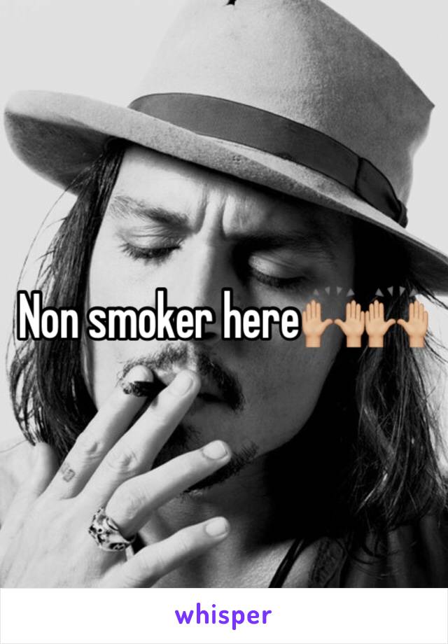 Non smoker here🙌🏼🙌🏼