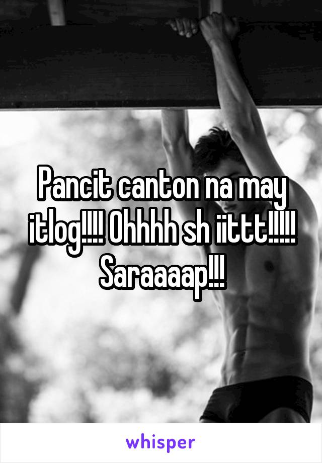 Pancit canton na may itlog!!!! Ohhhh sh iittt!!!!! Saraaaap!!!