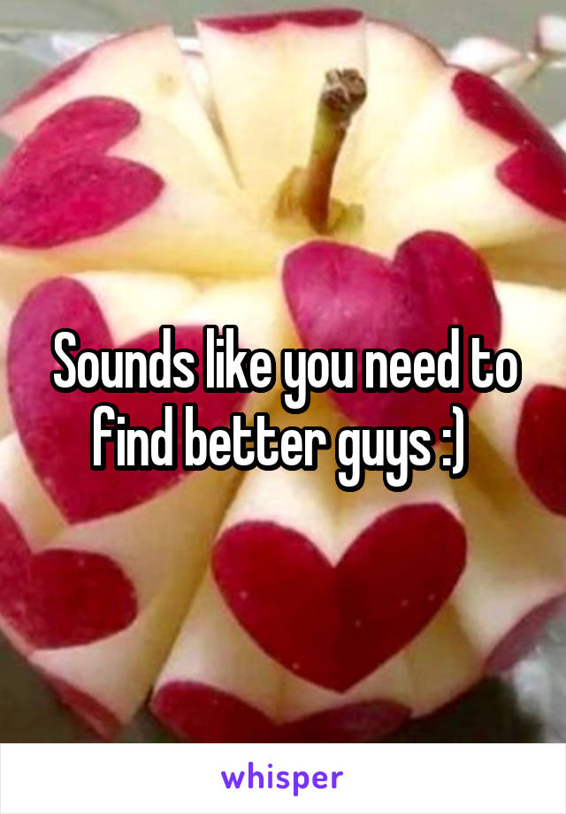 Sounds like you need to find better guys :) 