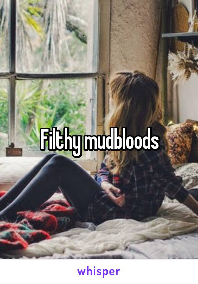 Filthy mudbloods