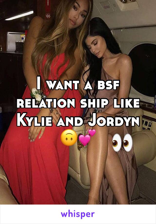 I want a bsf relation ship like Kylie and Jordyn
🙃💕