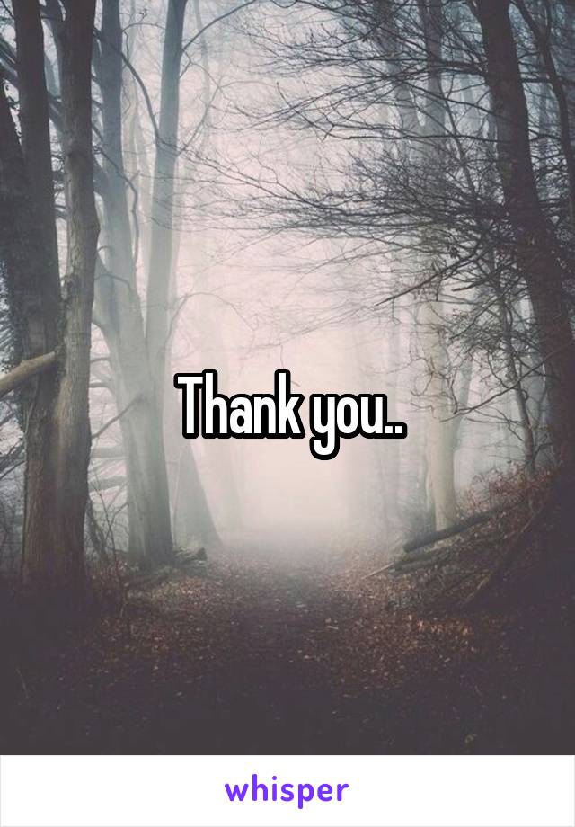 Thank you..