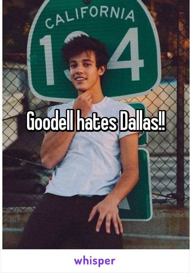 Goodell hates Dallas!!
