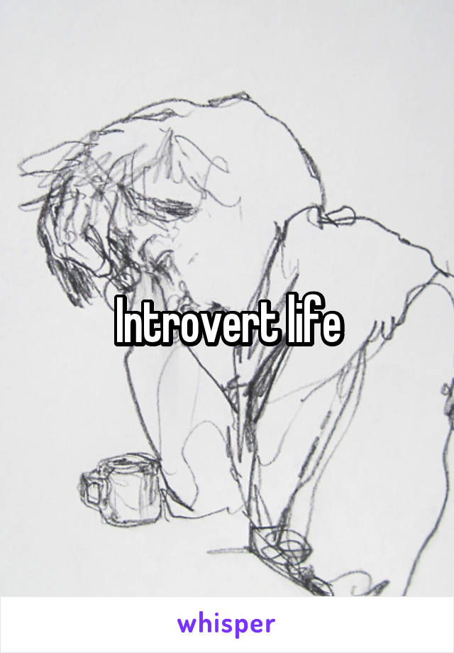 Introvert life