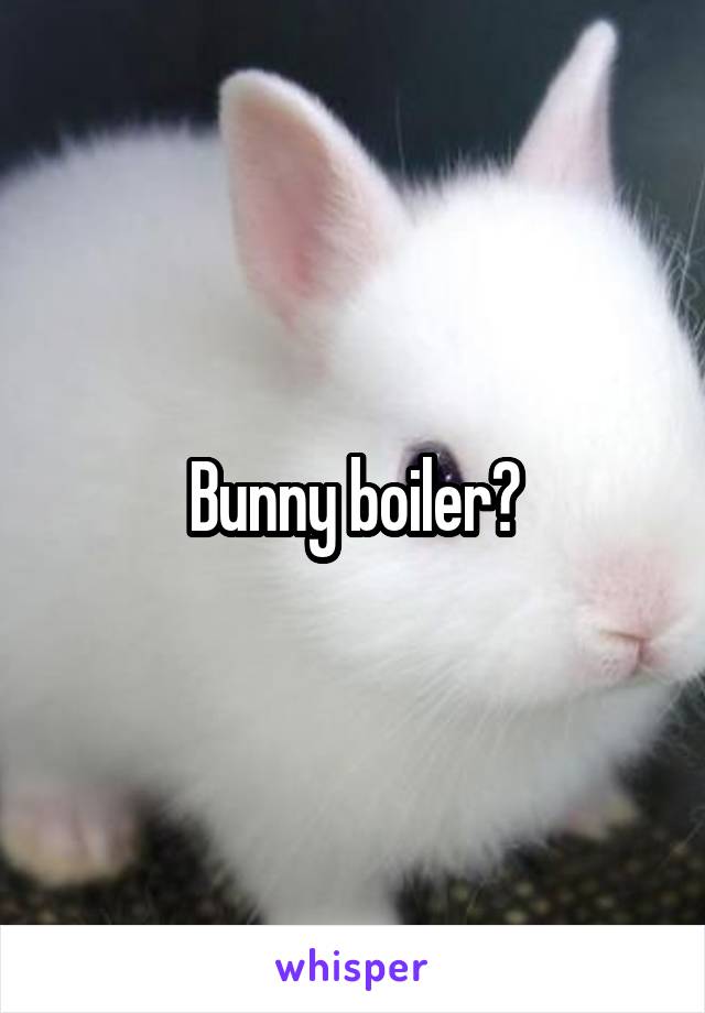 Bunny boiler?