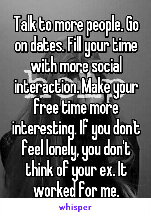 Talk to more people. Go on dates. Fill your time with more social interaction. Make your free time more interesting. If you don't feel lonely, you don't think of your ex. It worked for me.