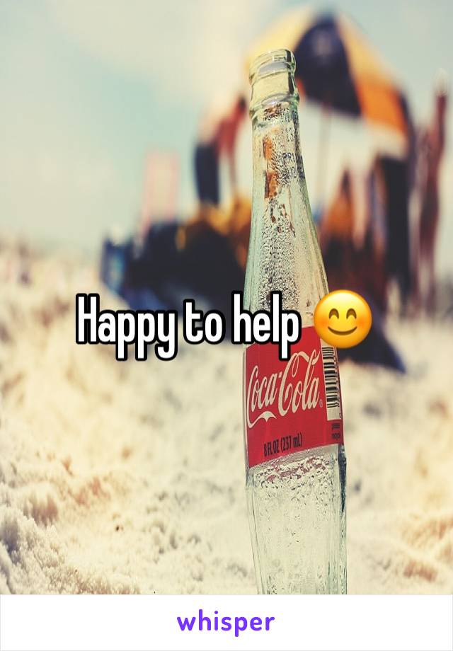 Happy to help 😊