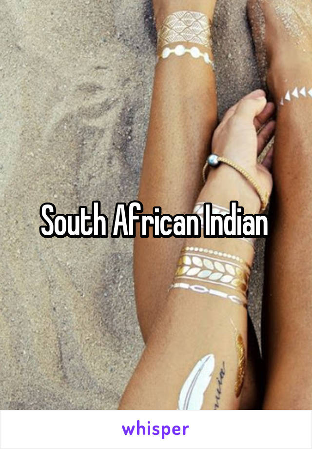 South African Indian 