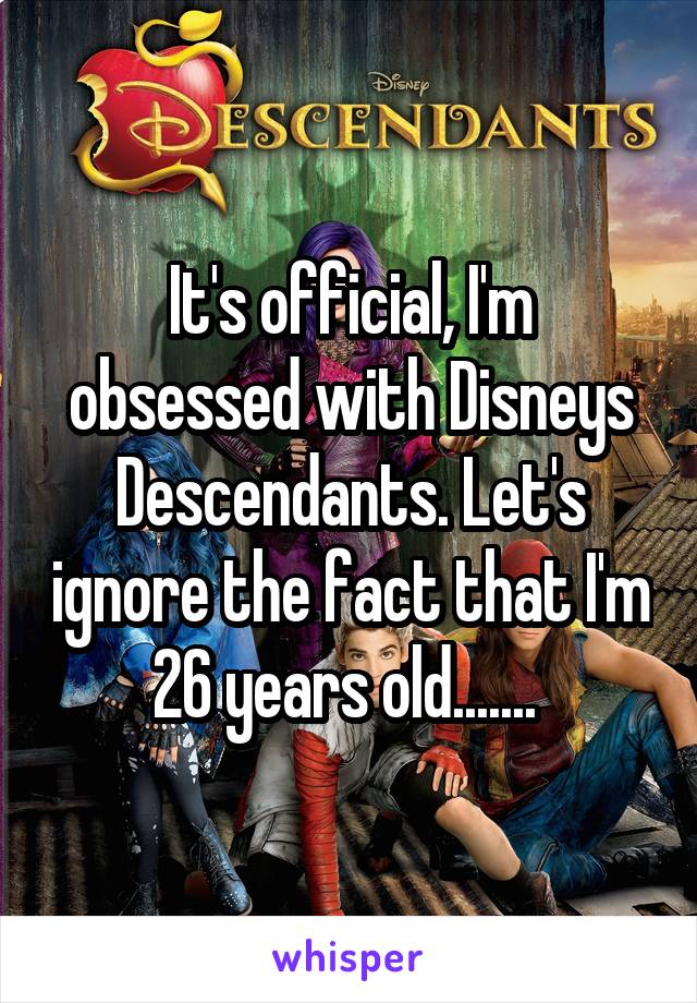 It's official, I'm obsessed with Disneys Descendants. Let's ignore the fact that I'm 26 years old....... 