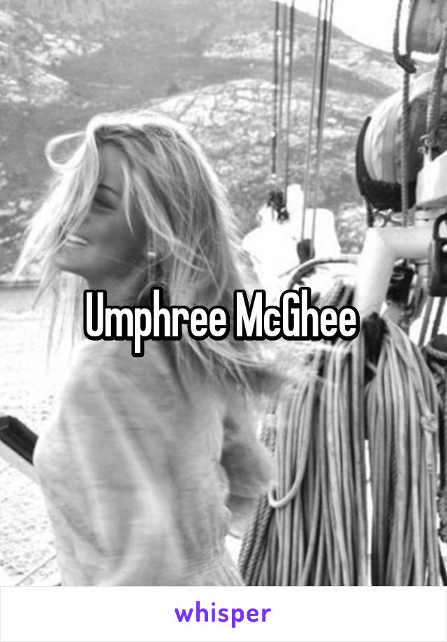 Umphree McGhee 