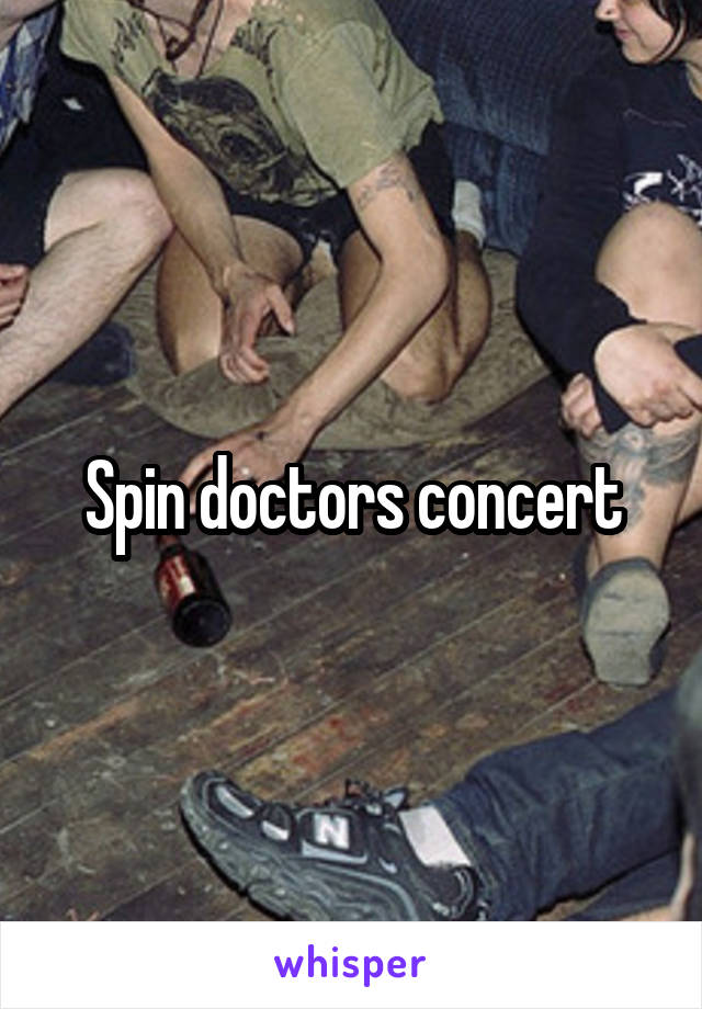 Spin doctors concert