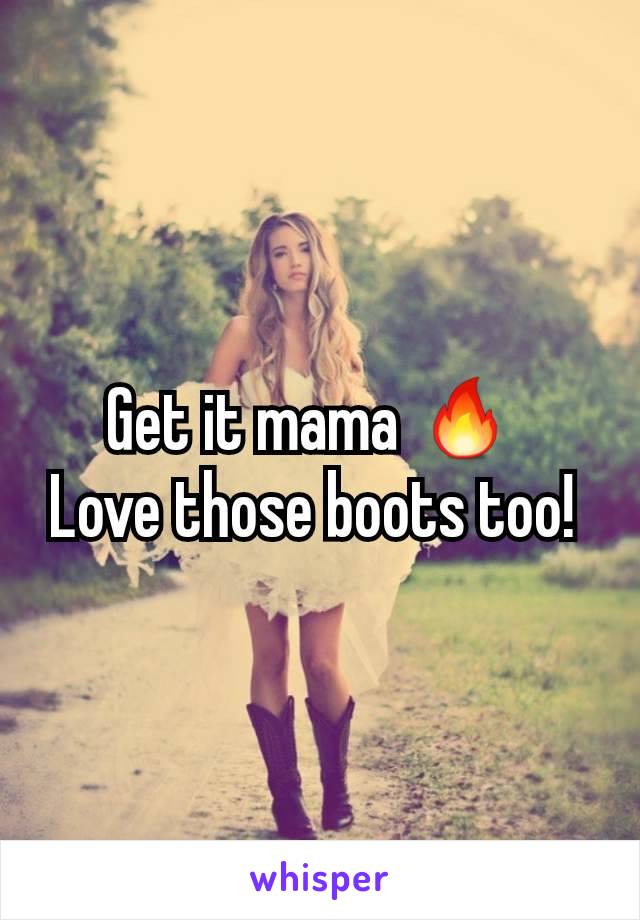 Get it mama 🔥 
Love those boots too! 