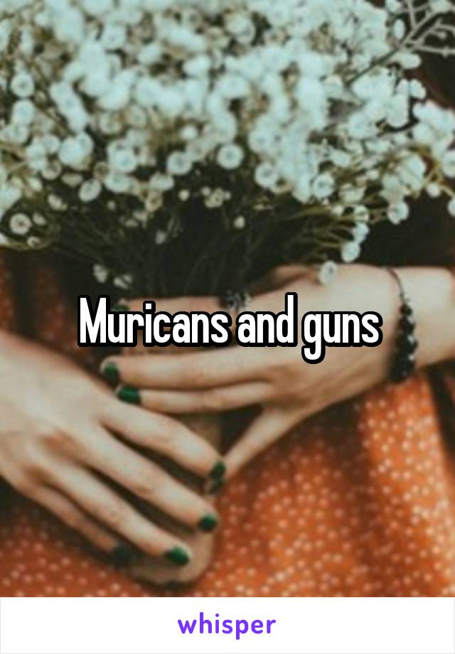 Muricans and guns