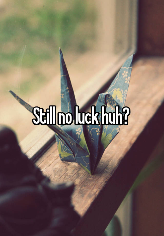 still-no-luck-huh