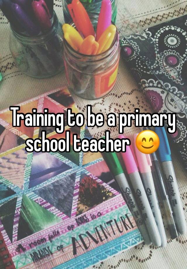 training-to-be-a-primary-school-teacher