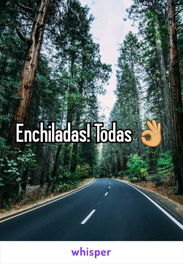 Enchiladas! Todas 👌