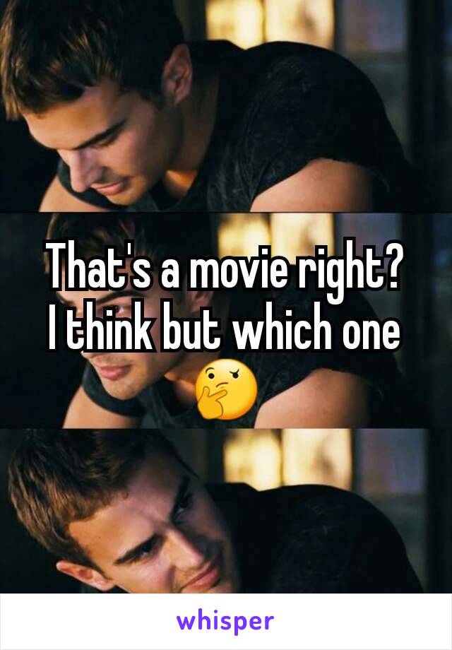 That's a movie right?
I think but which one 🤔