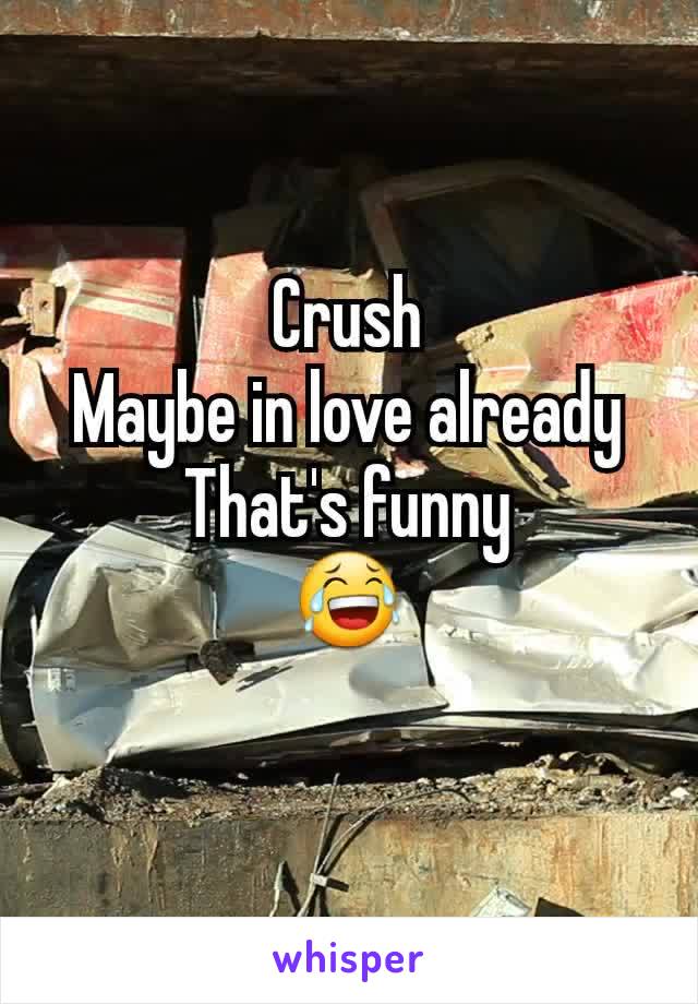 Crush
Maybe in love already
That's funny
😂
