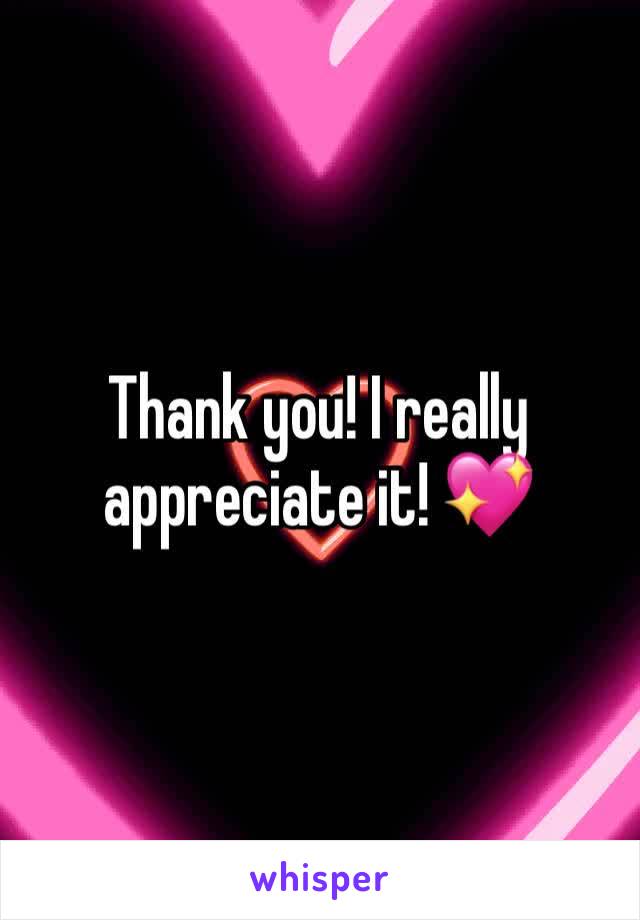 Thank you! I really appreciate it! 💖