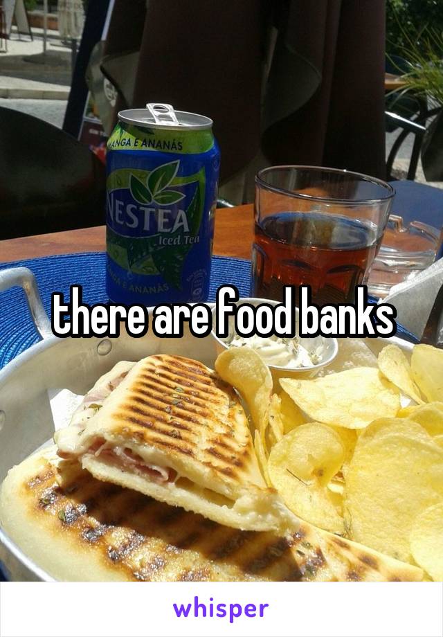 there are food banks