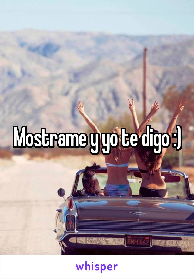 Mostrame y yo te digo :)