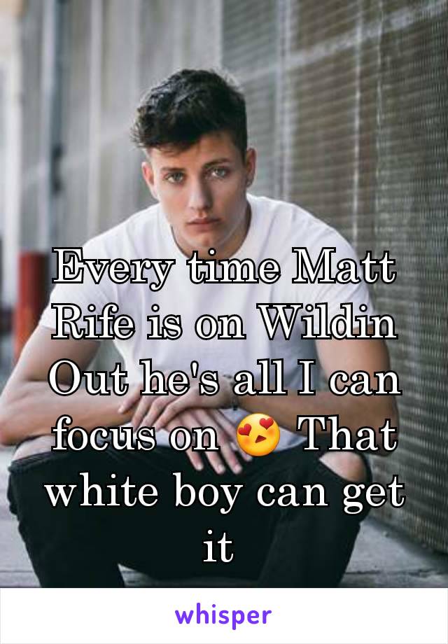 Every time Matt Rife is on Wildin Out he's all I can focus on 😍 That white boy can get it 