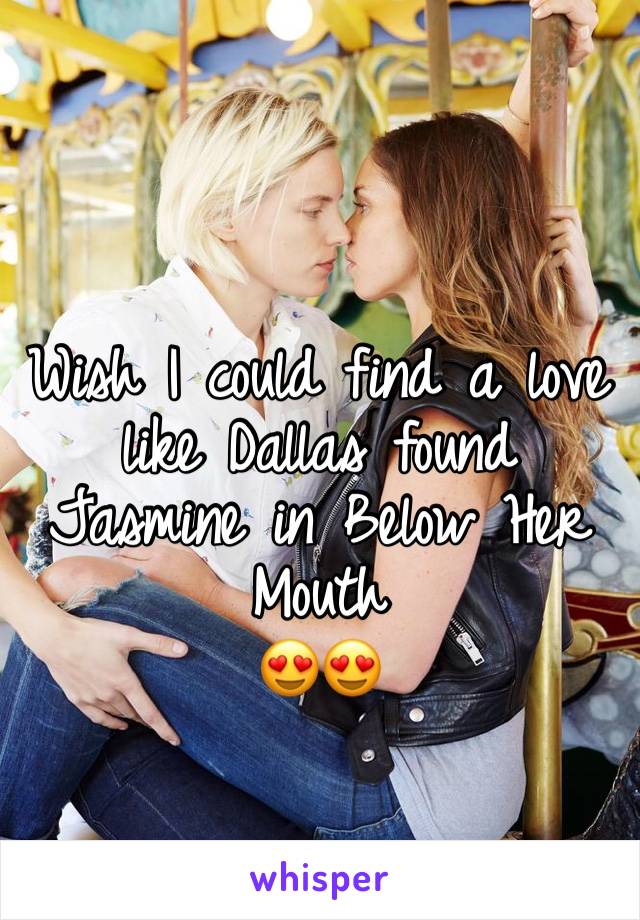 Wish I could find a love like Dallas found Jasmine in Below Her Mouth 
😍😍