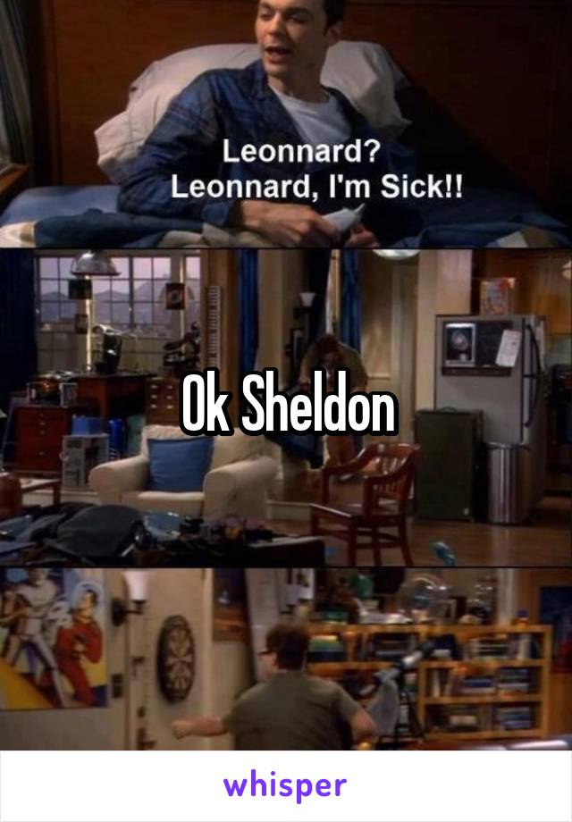 Ok Sheldon