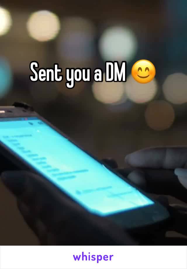 Sent you a DM 😊