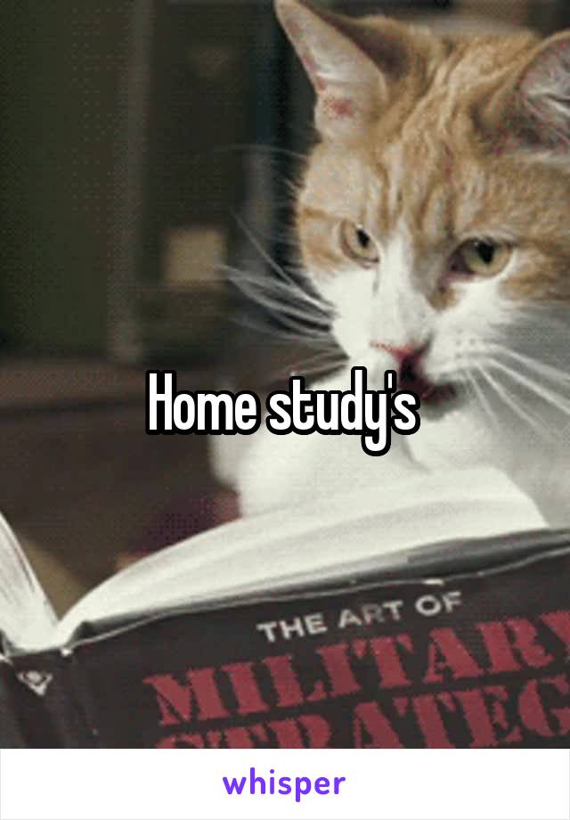 Home study's 