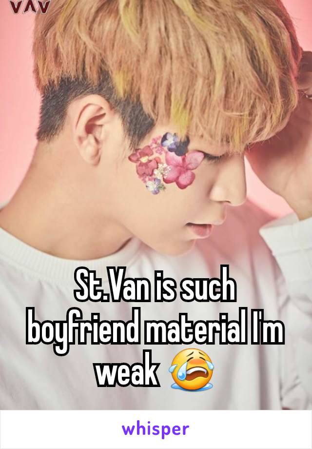St.Van is such boyfriend material I'm weak 😭