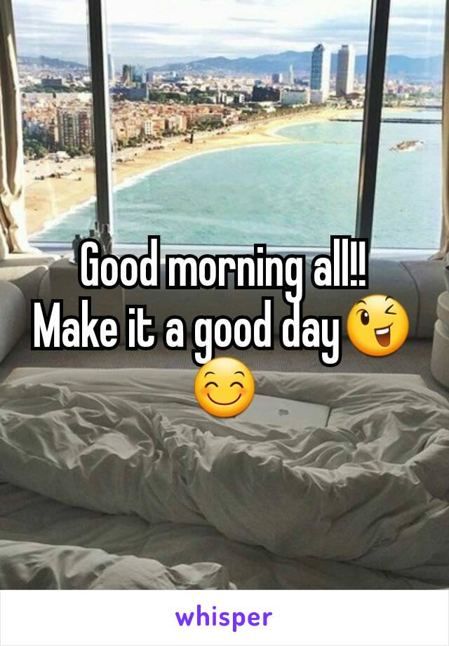Good morning all!!
Make it a good day😉😊