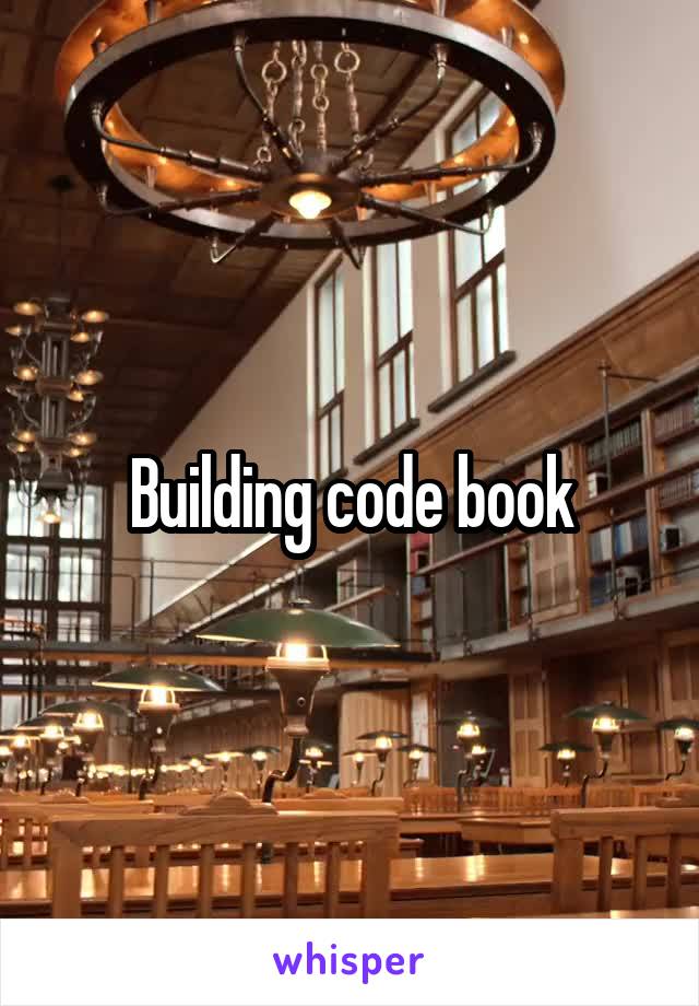 Building code book
