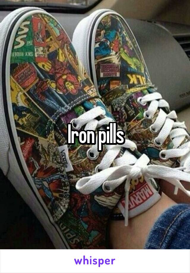 Iron pills